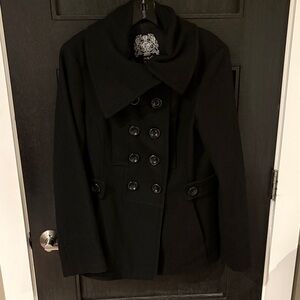 Esprit funnel neck black peacoat